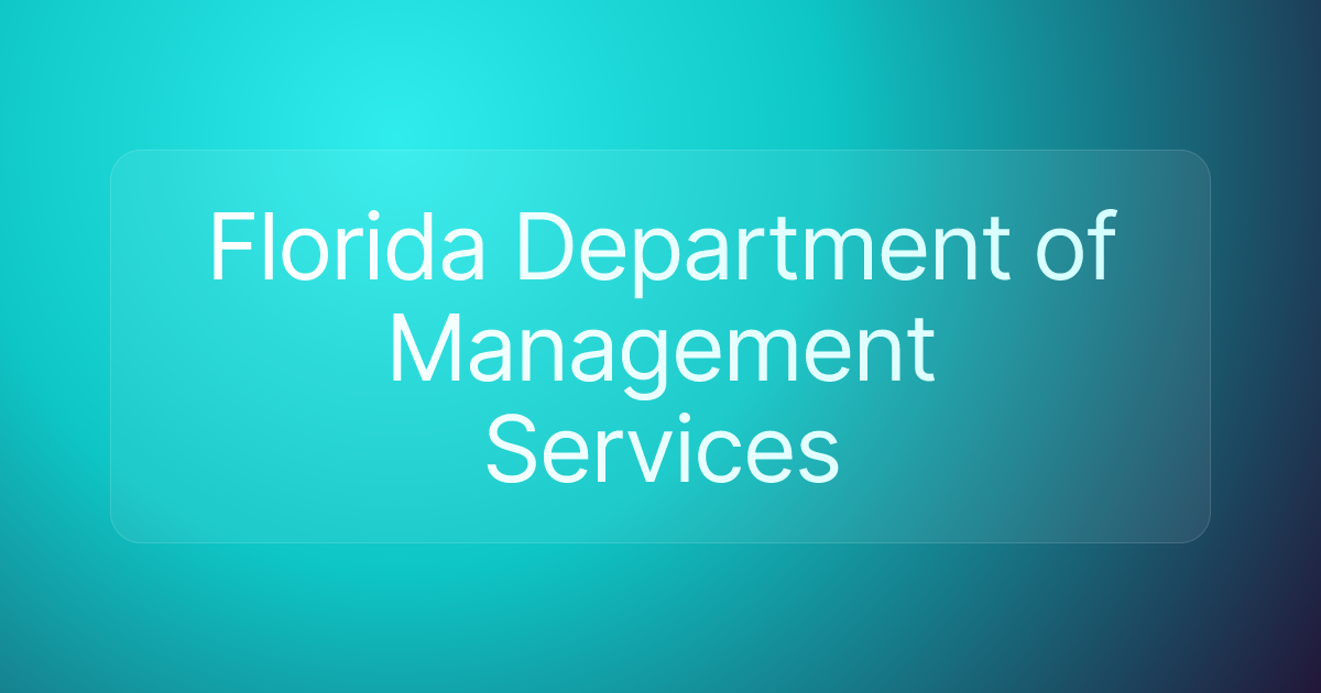 Florida Department of Management Services