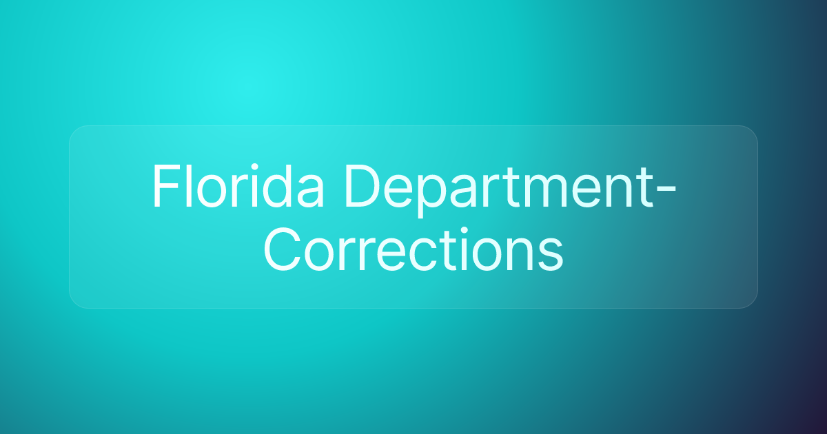Florida Department-Corrections