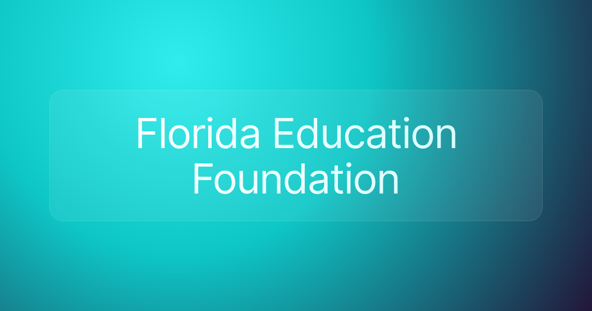 Florida Education Foundation