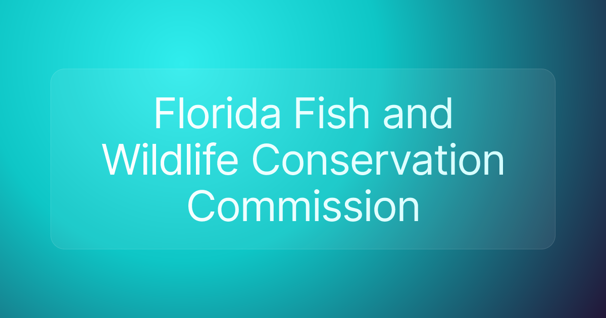 Florida Fish and Wildlife Conservation Commission