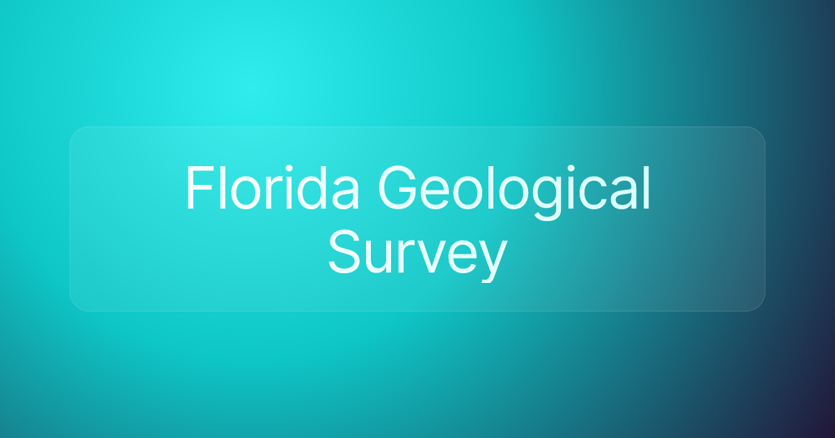 Florida Geological Survey