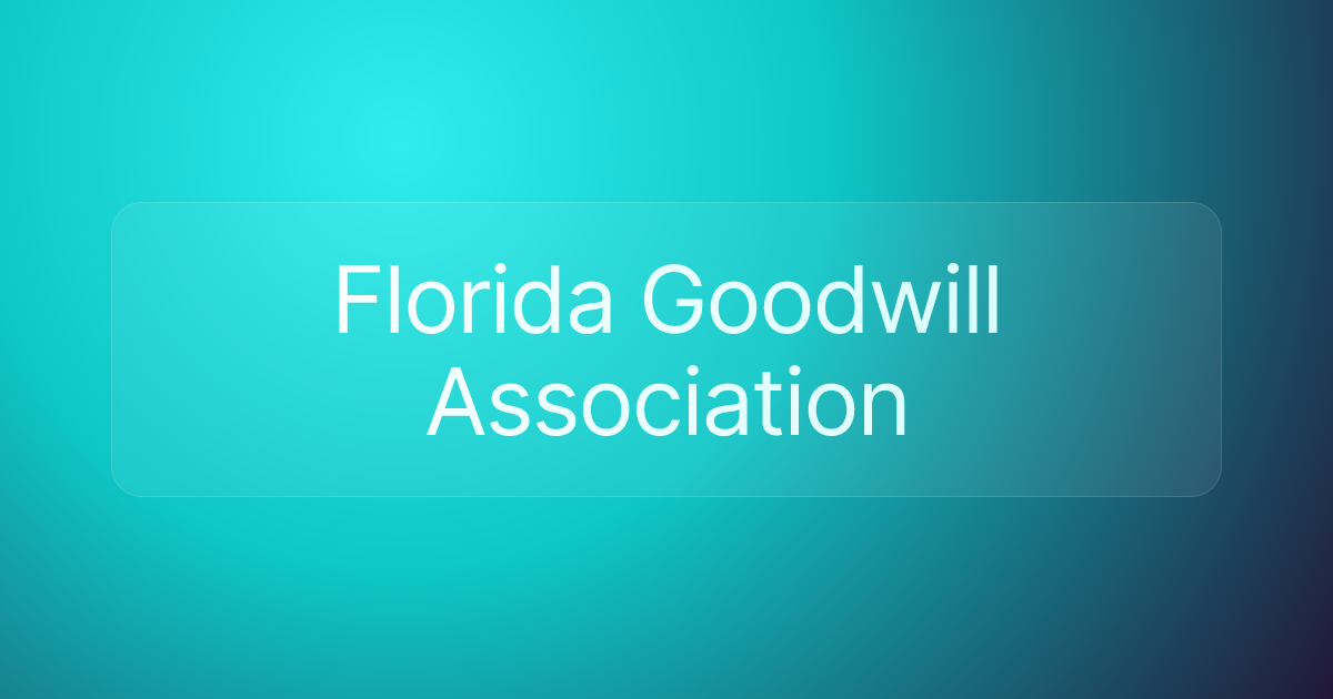 Florida Goodwill Association
