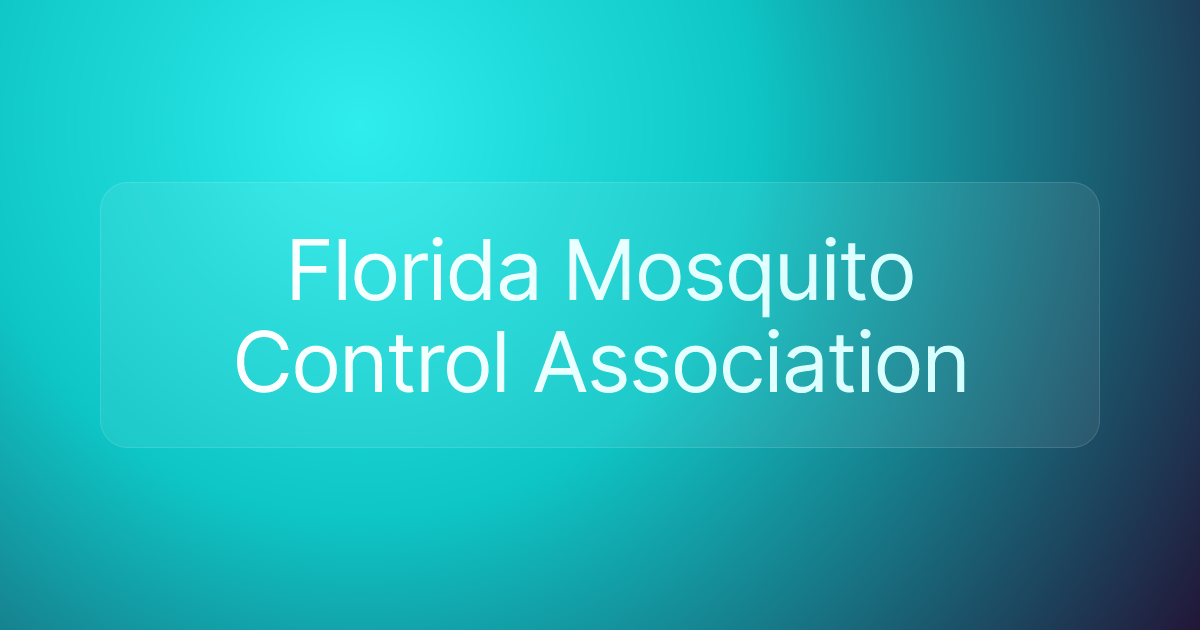 Florida Mosquito Control Association