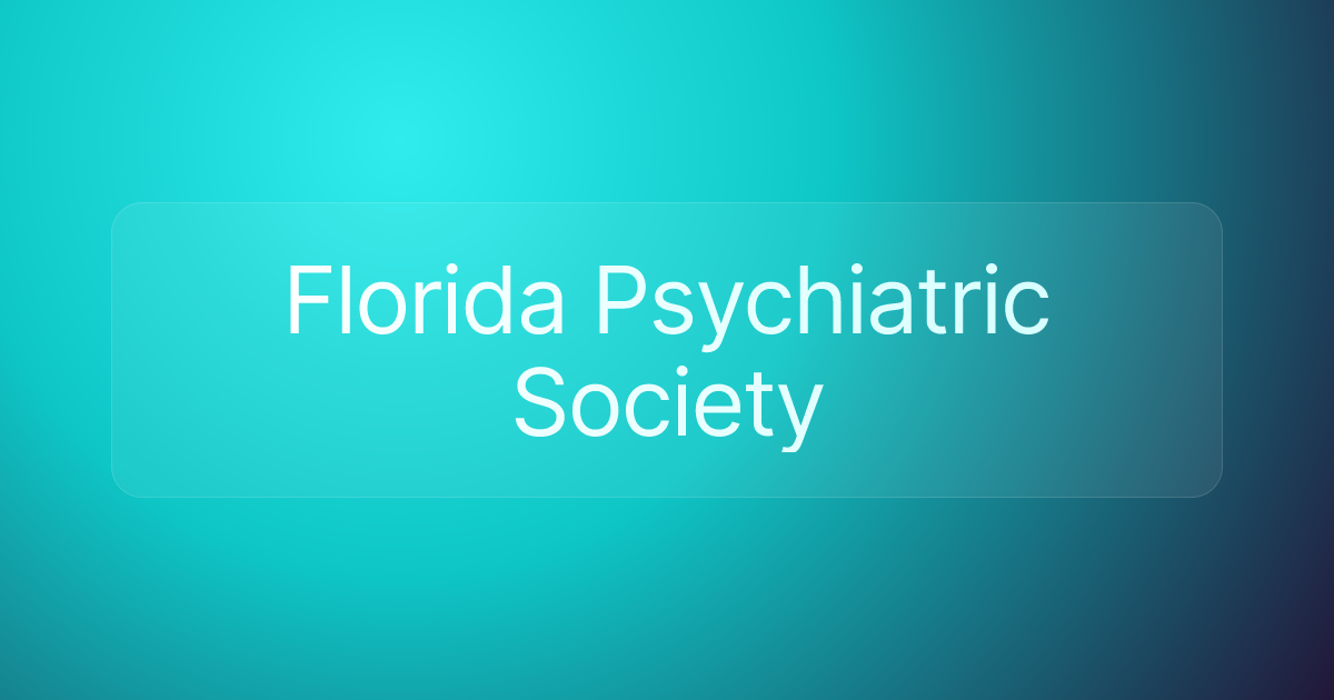 Florida Psychiatric Society
