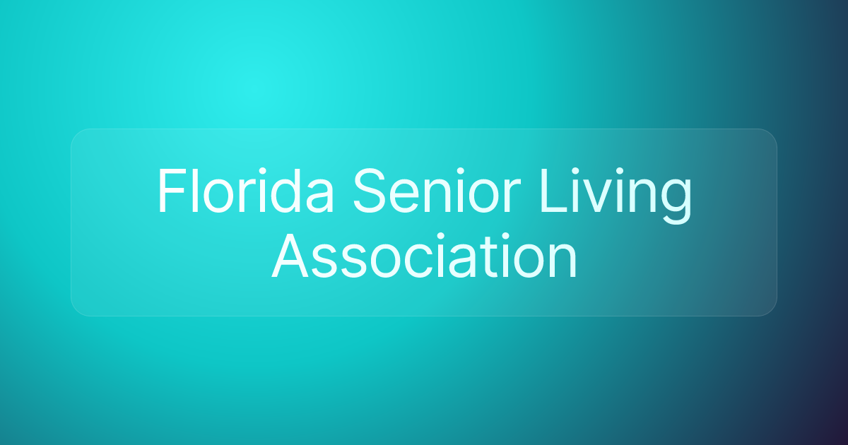 Florida Senior Living Association