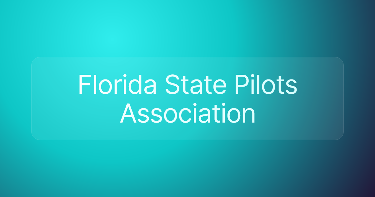 Florida State Pilots Association