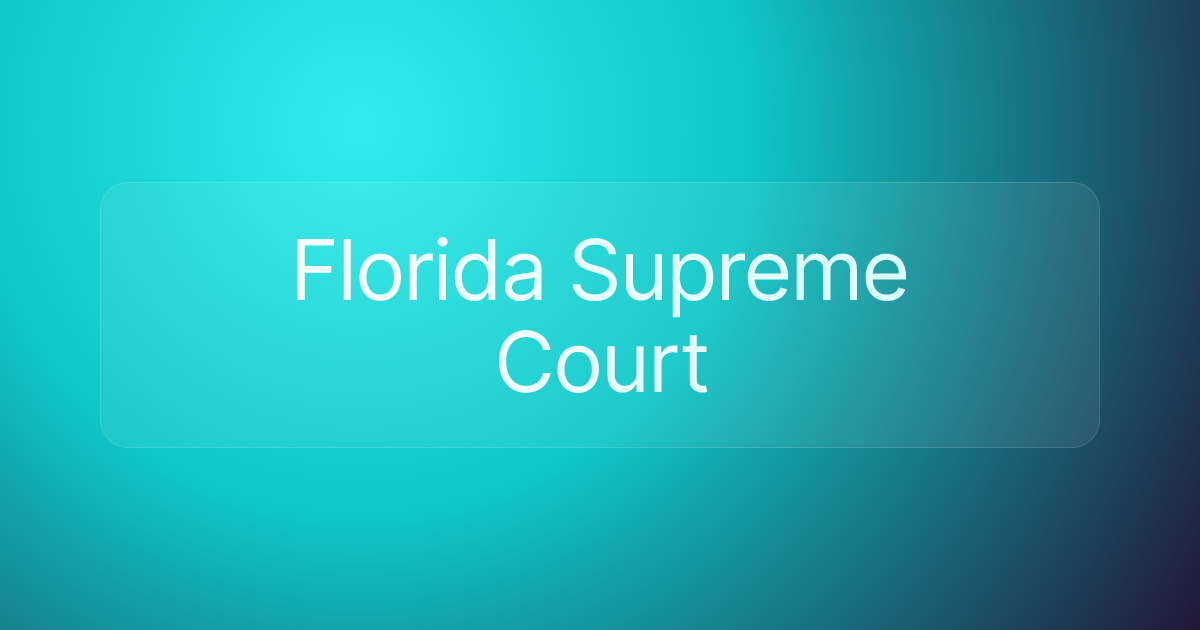 Florida Supreme Court
