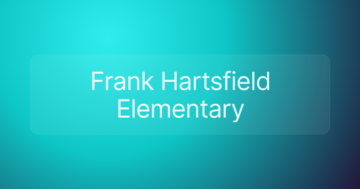Frank Hartsfield Elementary