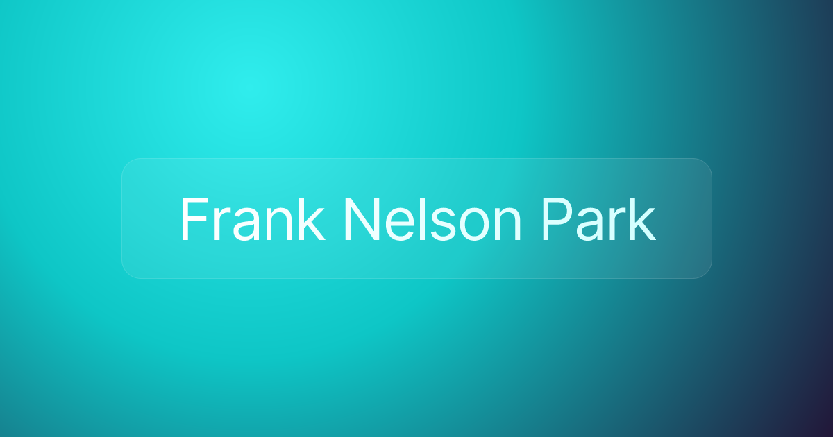 Frank Nelson Park