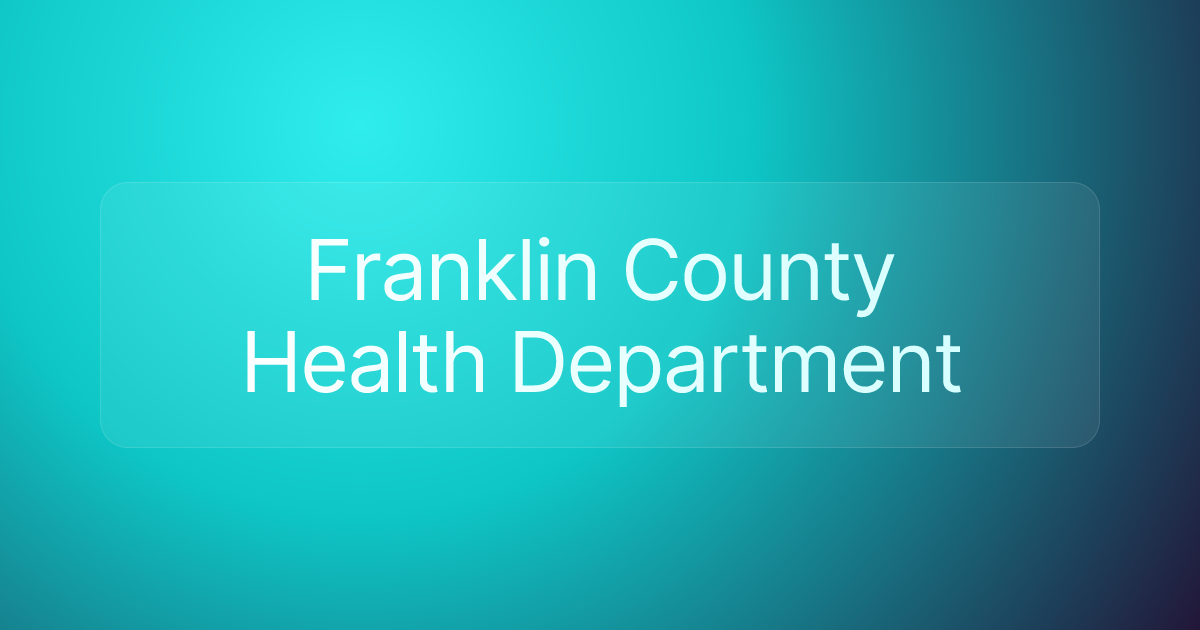 Franklin County Health Department