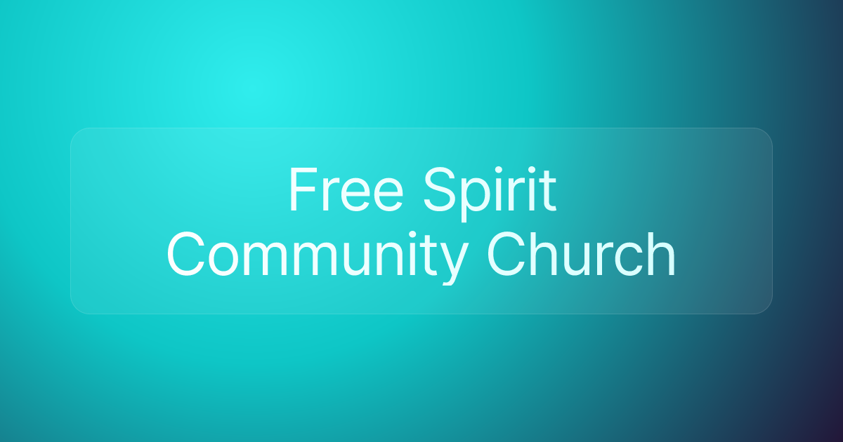 Free Spirit Community Church