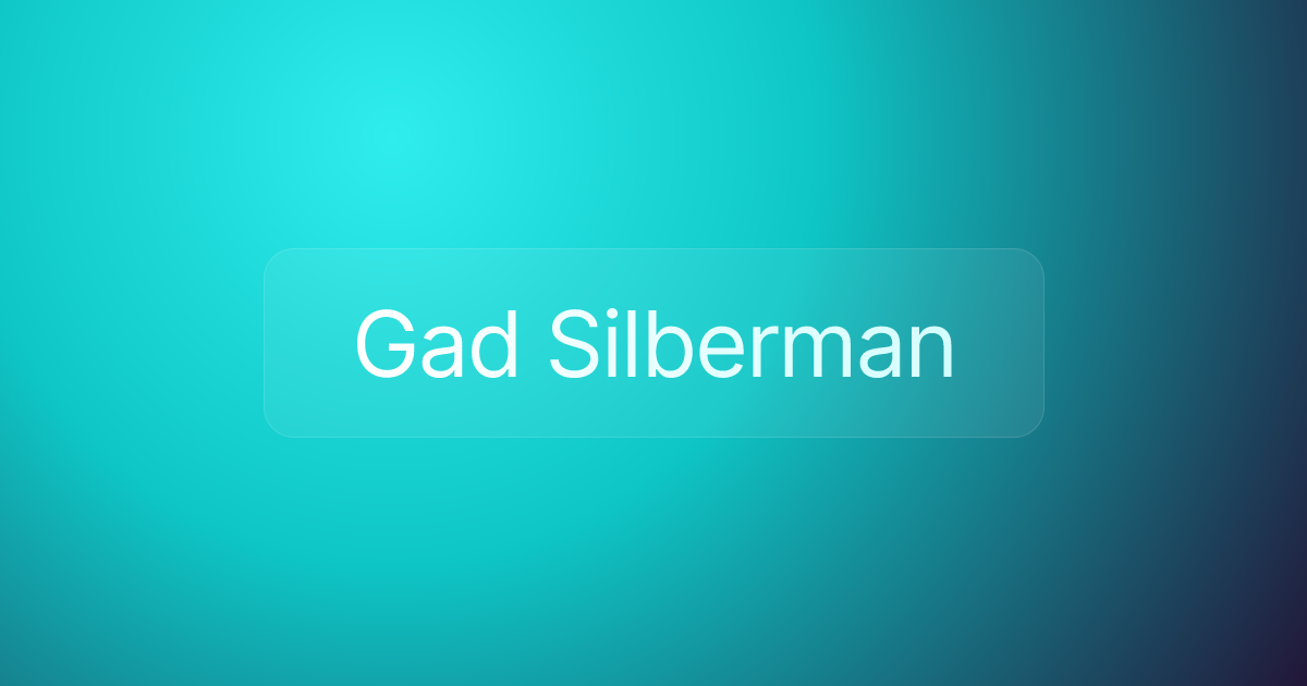 Gad Silberman