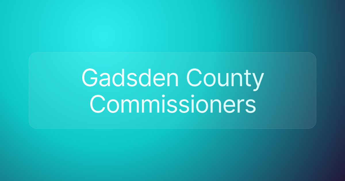 Gadsden County Commissioners