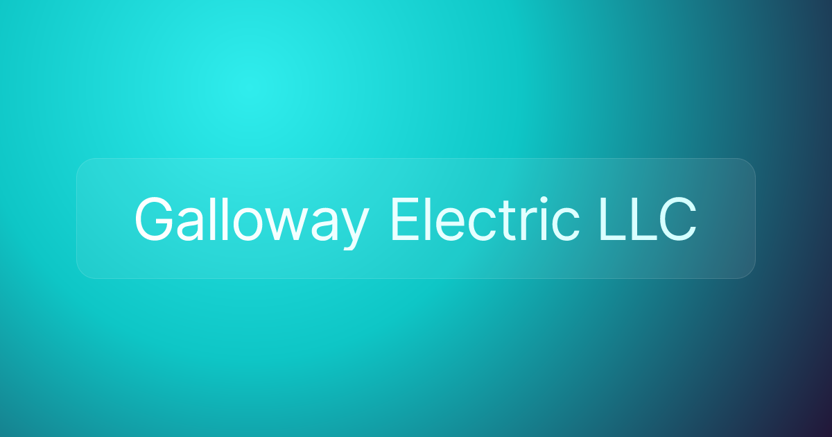 Galloway Electric LLC