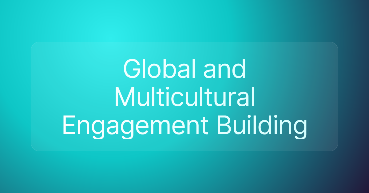 Global and Multicultural Engagement Building