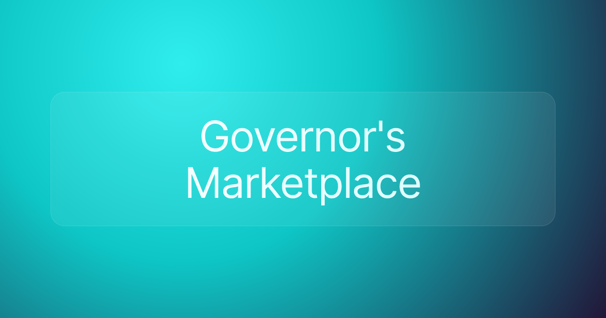 Governor's Marketplace