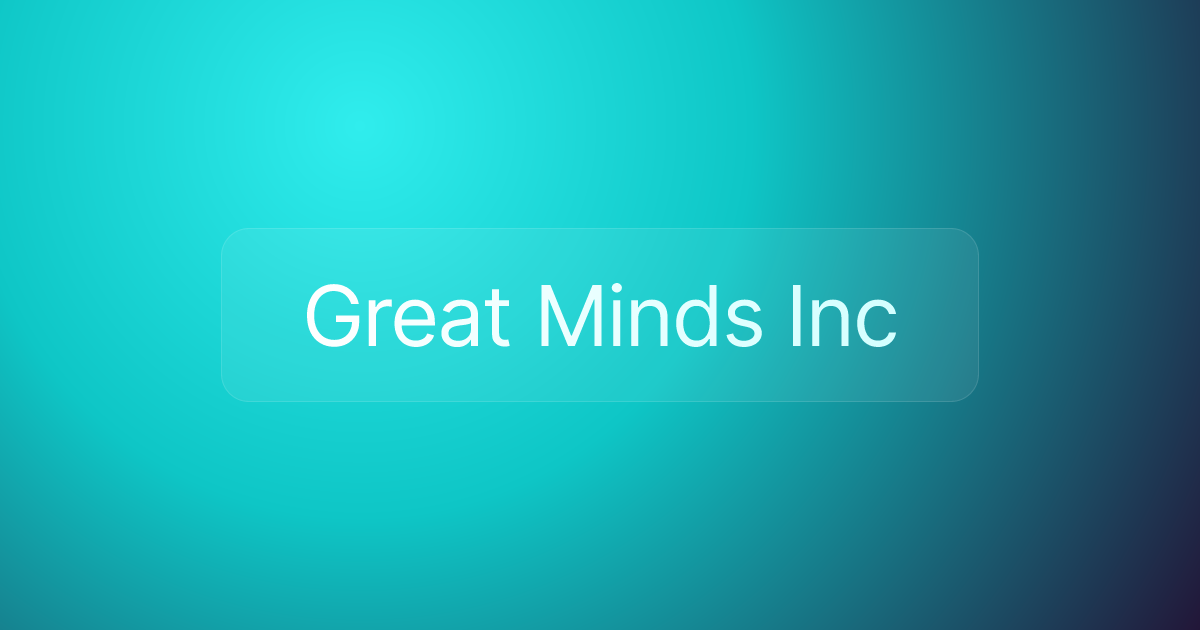 Great Minds Inc