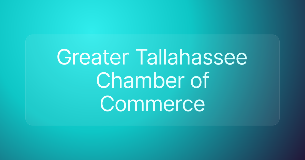 Greater Tallahassee Chamber of Commerce