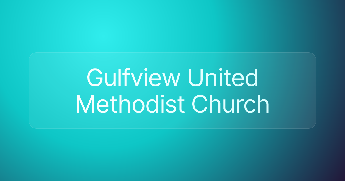 Gulfview United Methodist Church