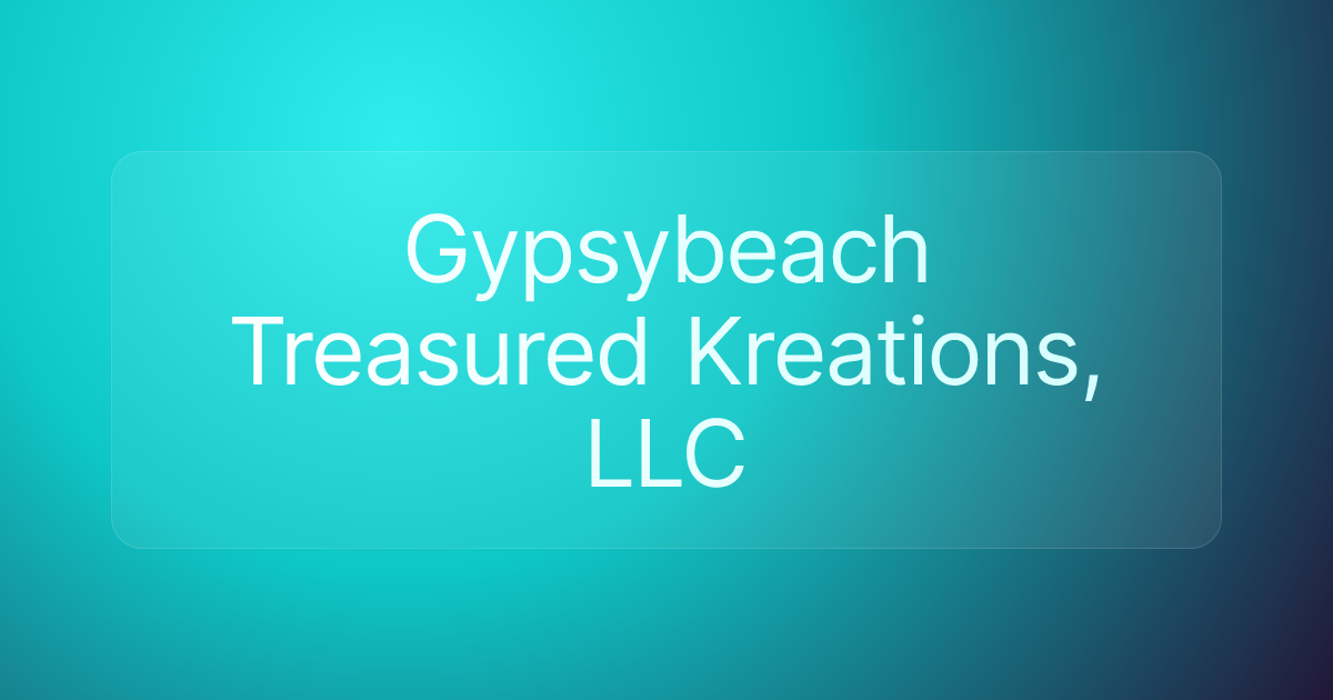 Gypsybeach Treasured Kreations, LLC