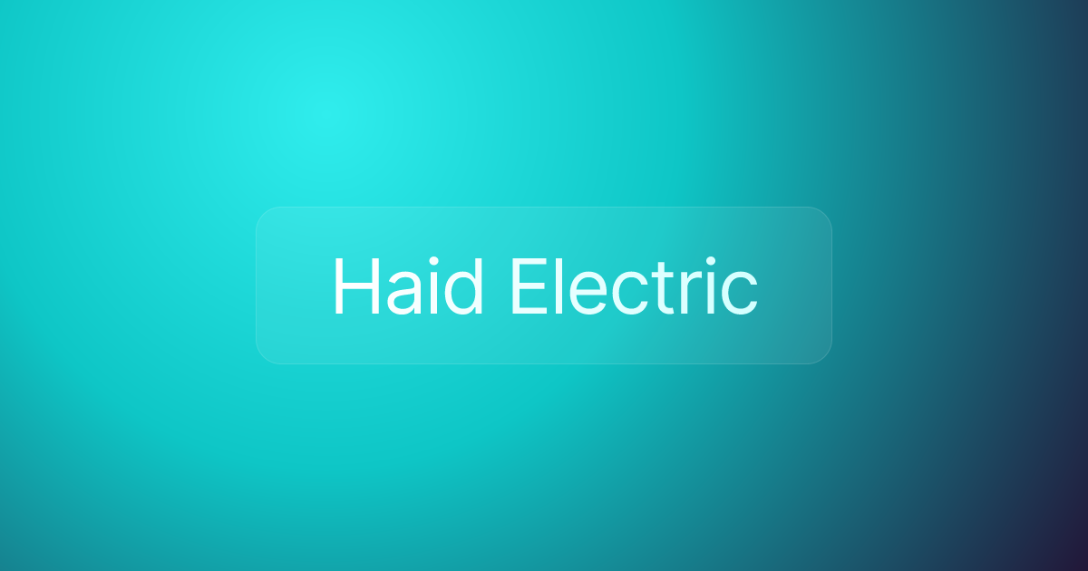 Haid Electric