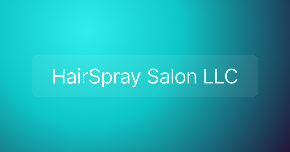 HairSpray Salon LLC