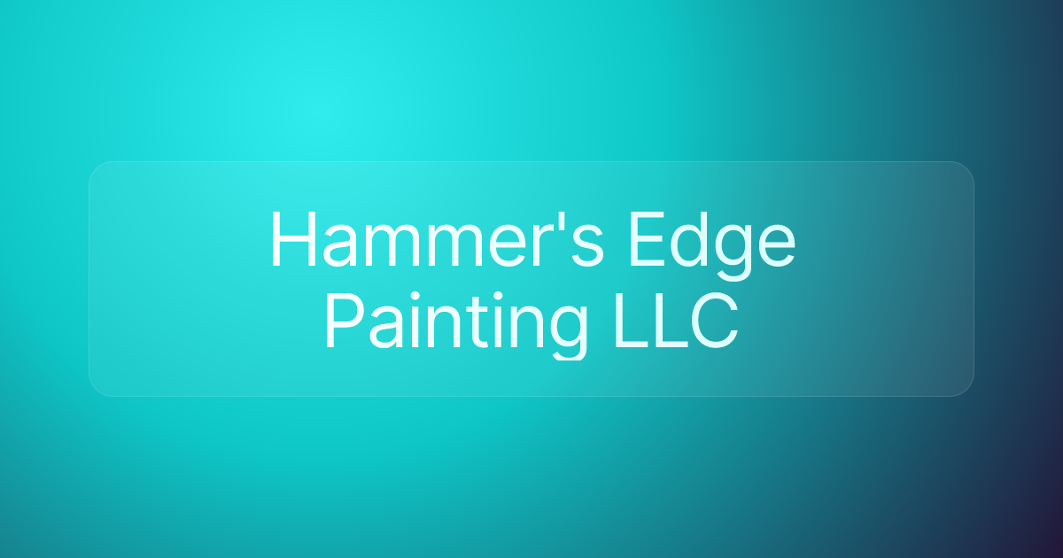 Hammer's Edge Painting LLC