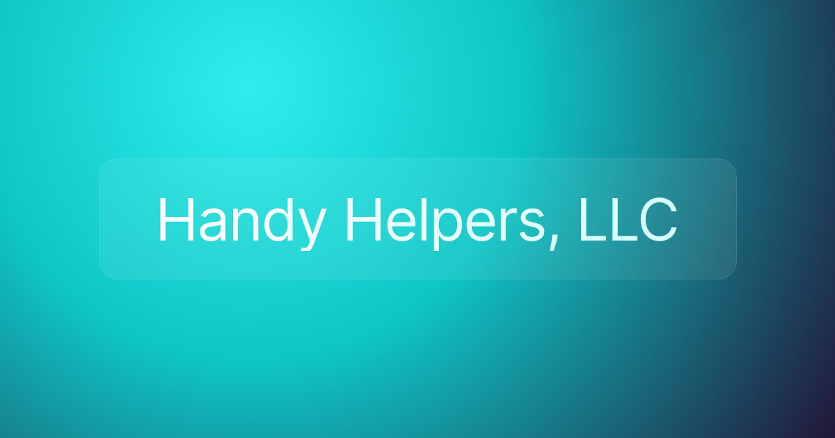 Handy Helpers, LLC
