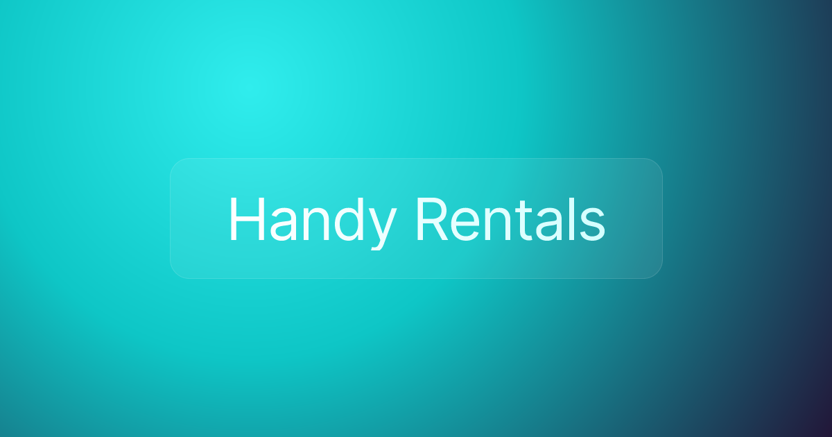 Handy Rentals