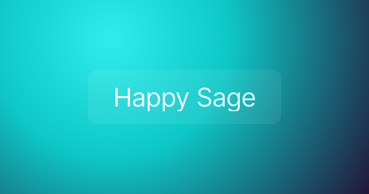 Happy Sage