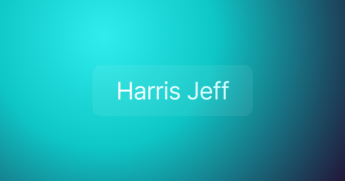 Harris Jeff