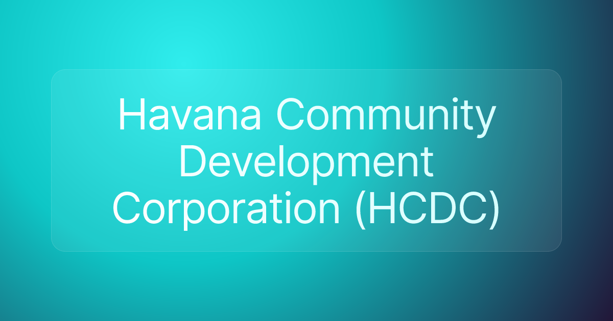 Havana Community Development Corporation (HCDC)