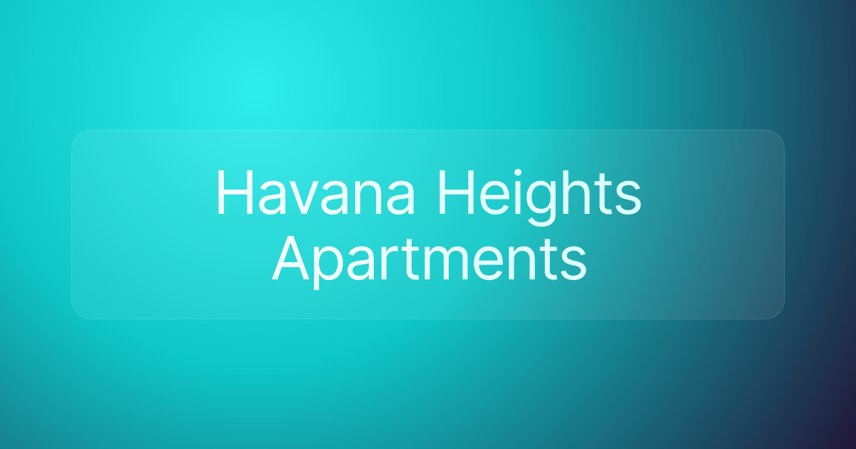 Havana Heights Apartments