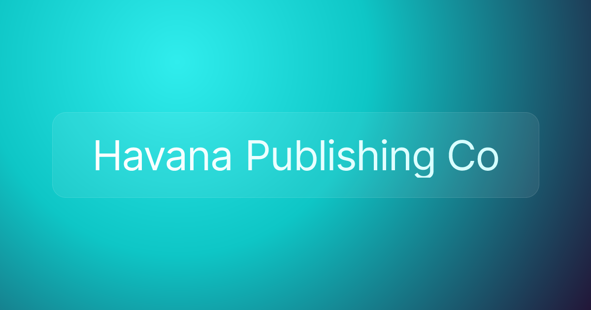 Havana Publishing Co