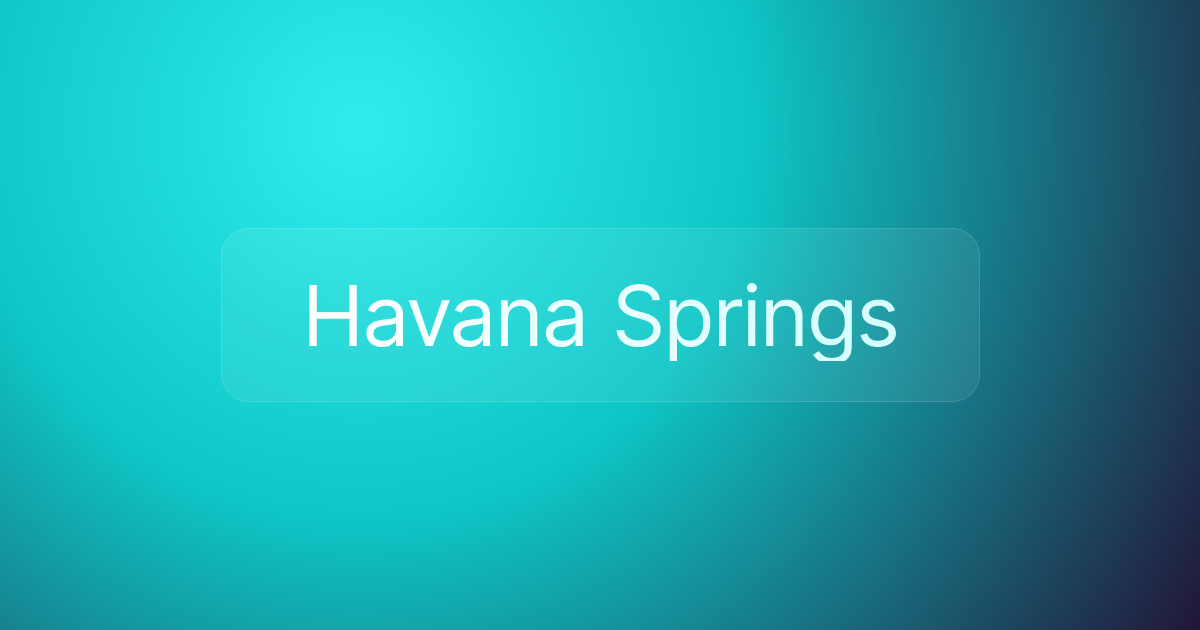 Havana Springs