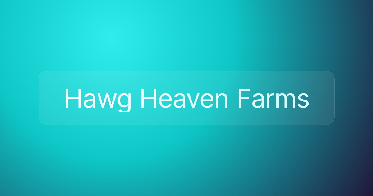 Hawg Heaven Farms