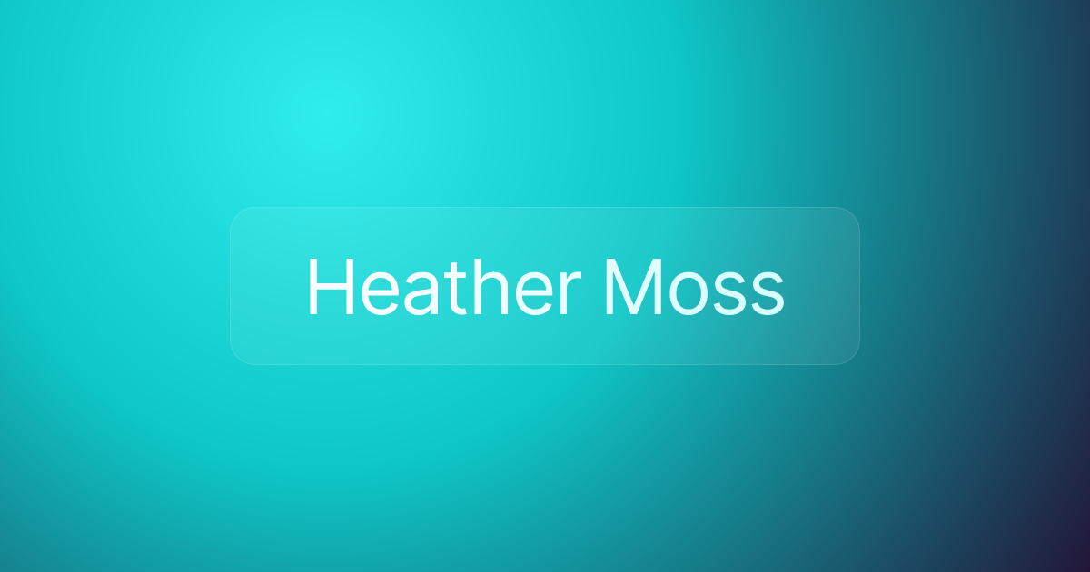Heather Moss