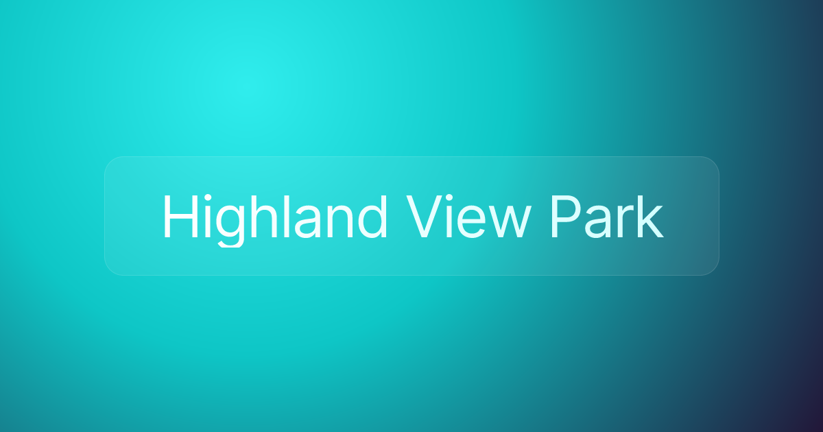 Highland View Park