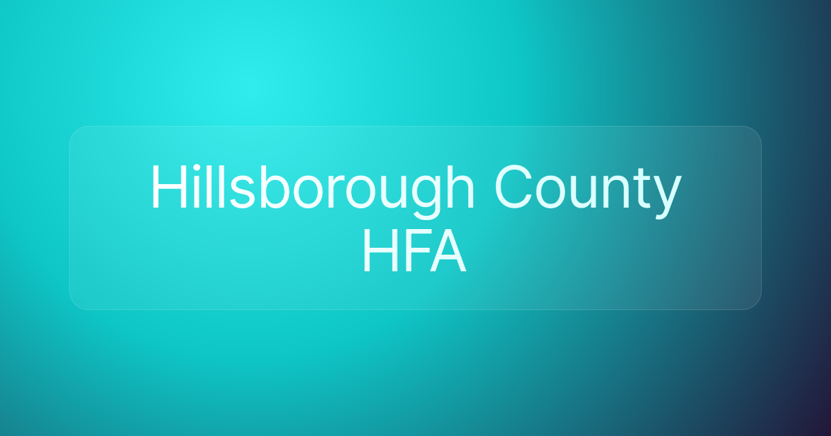 Hillsborough County HFA