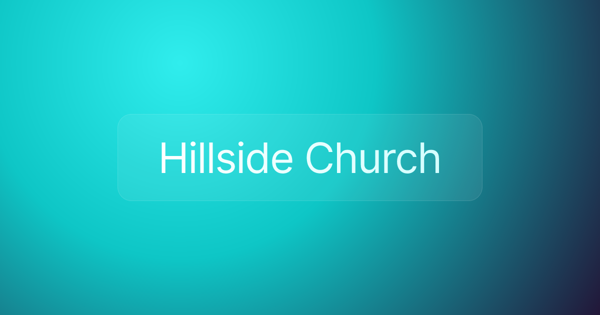 Hillside Church