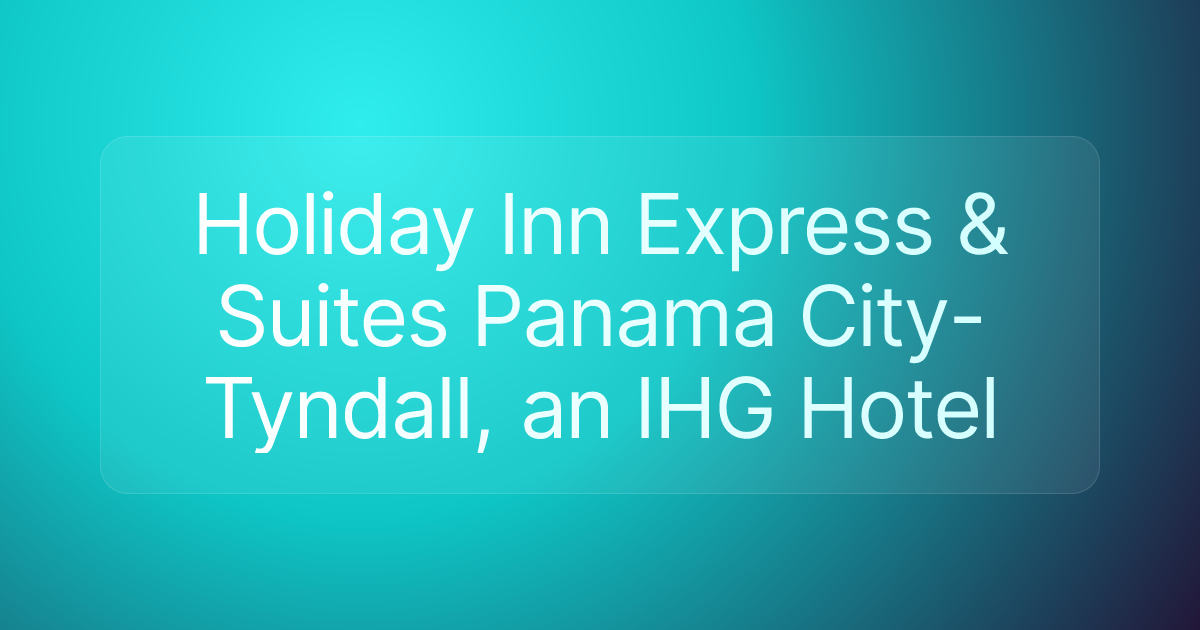 Holiday Inn Express & Suites Panama City-Tyndall, an IHG Hotel