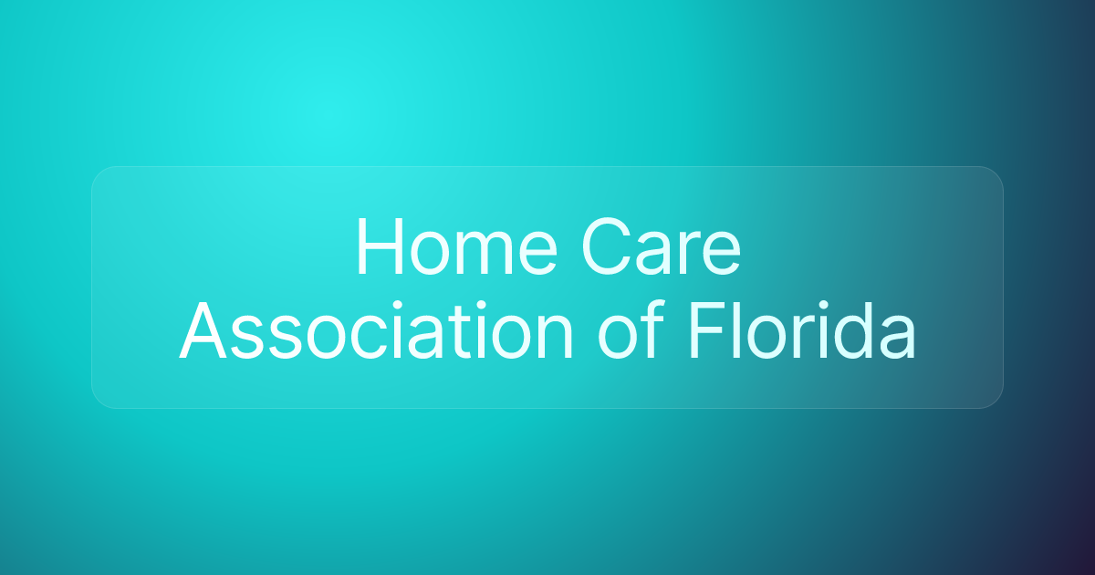 Home Care Association of Florida
