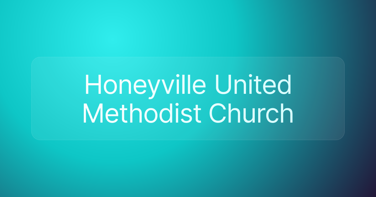 Honeyville United Methodist Church