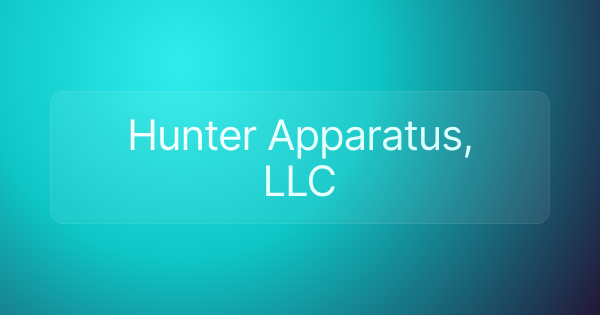 Hunter Apparatus, LLC