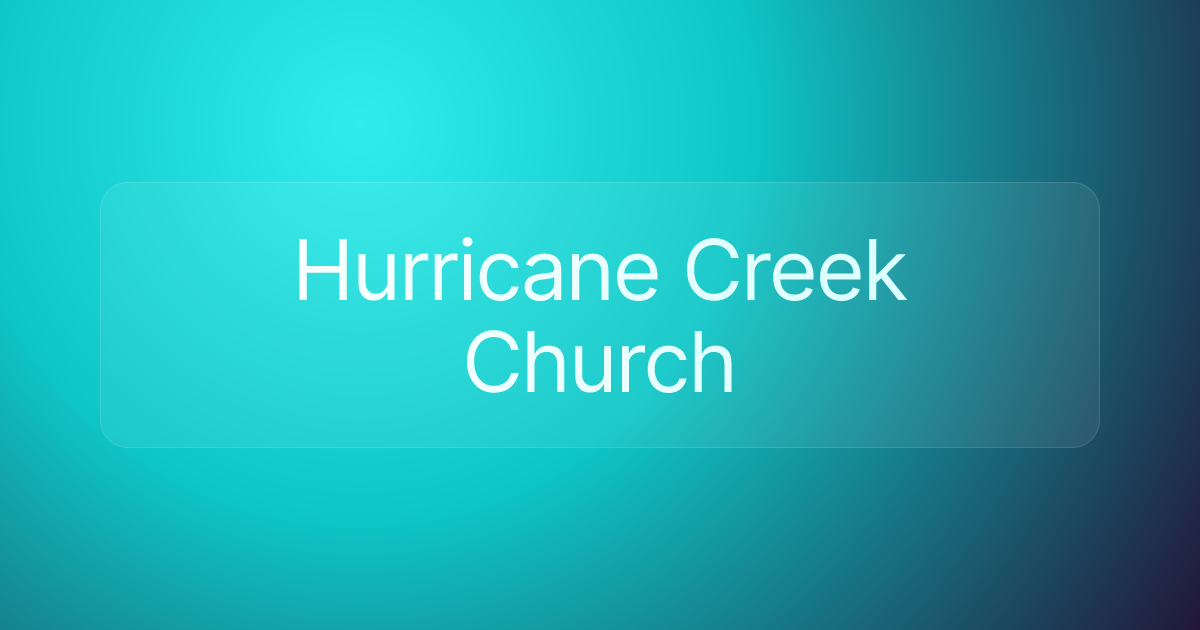 Hurricane Creek Church