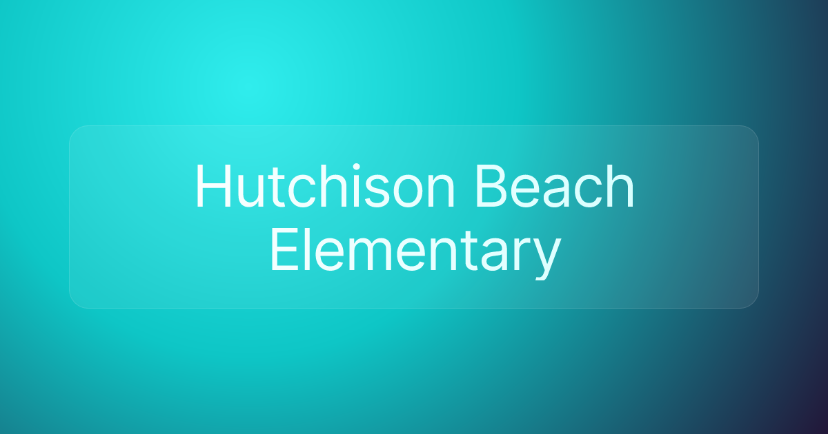 Hutchison Beach Elementary