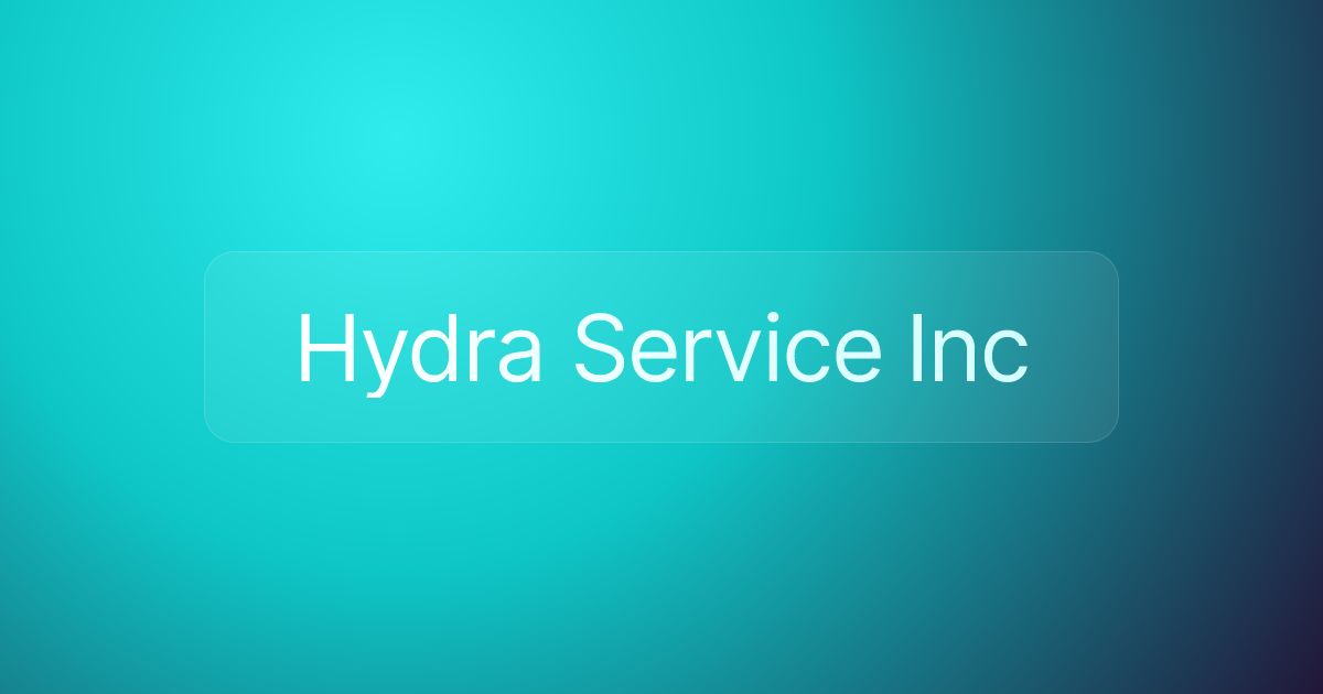 Hydra Service Inc