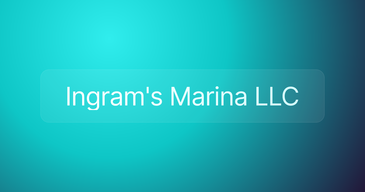 Ingram's Marina LLC