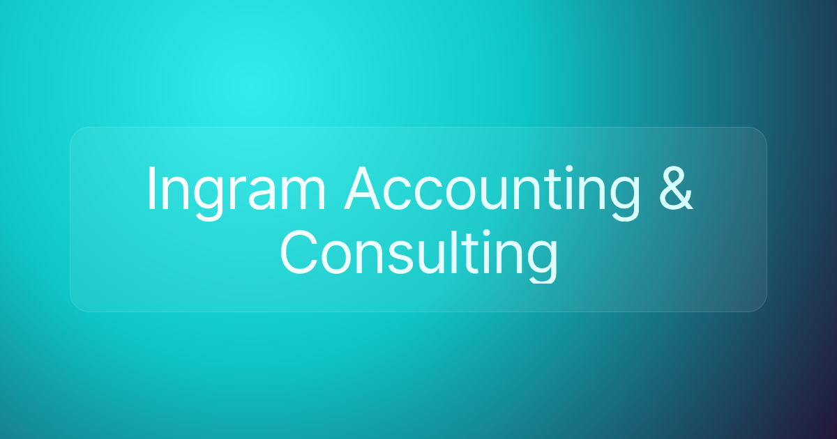 Ingram Accounting & Consulting