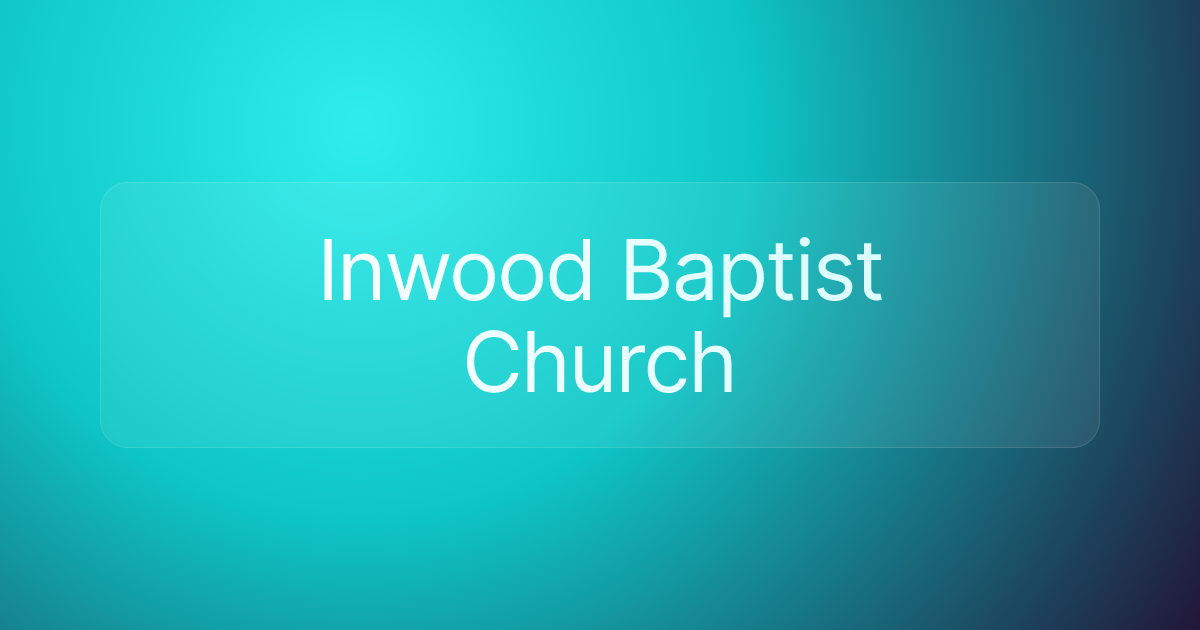 Inwood Baptist Church